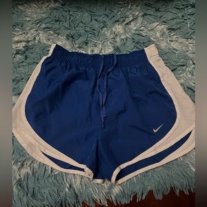 Blue nike shorts